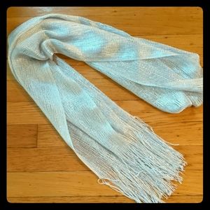 Shimmery Silver Scarf / Shawl